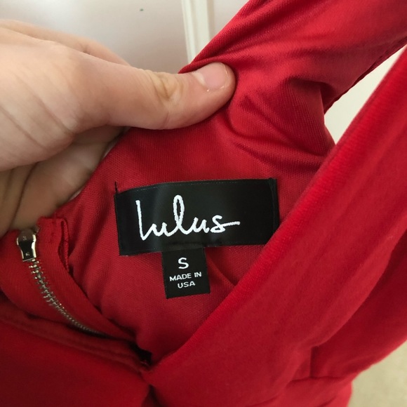 Mini Red Ruffle Lulu’s Dress - Picture 4 of 4